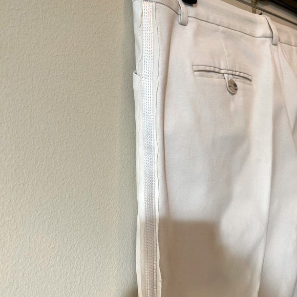 Theory - Cream White Dress Pants - Size 8 - Picture 3 of 3
